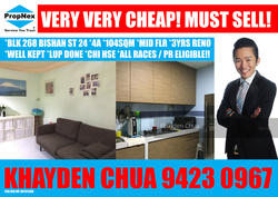 Blk 268 Bishan Street 24 (Bishan), HDB 4 Rooms #148963042